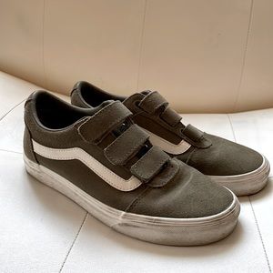 Velcro Suede Vans size 7.5 ON HOLD